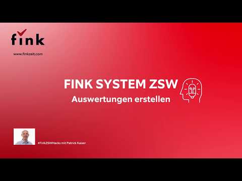 Fink System ZSW Hacks - Auftragsauswertung