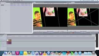 Practise test for making diagonal split screen