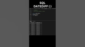 DATEDIFF Function in SQL Server | SQL Date Functions #short #sqlbasics #ai #ml #datascience