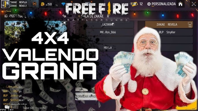 🔥 X1 DOS CRIAS PREMIADO AO VIVO - SALAS PERSONALIZADAS COM INSCRITOS, 4X4  🔥 FREE FIRE AO VIVO 🔥 