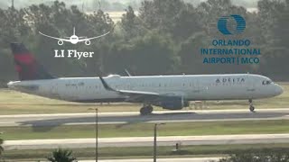 10 MINUTES OF EARLY MORNING PLANE SPOTTING at Orlando International Airport