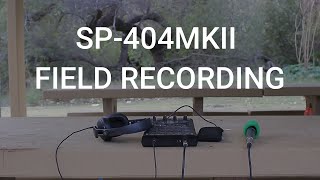 Field Recording with the Roland SP-404MKII
