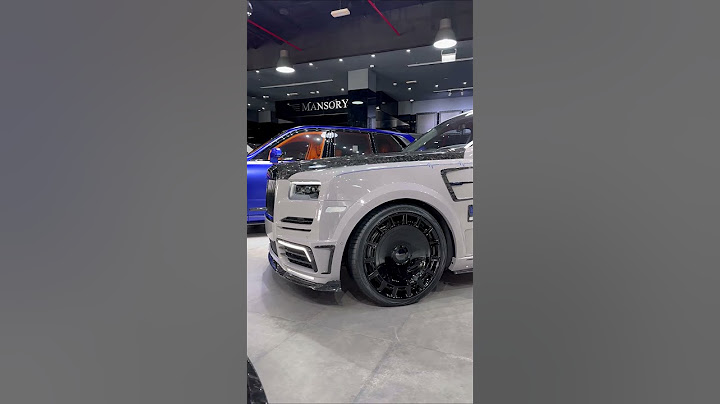 MANSORY Rolls Royce Cullinan Black Badge in Dubai