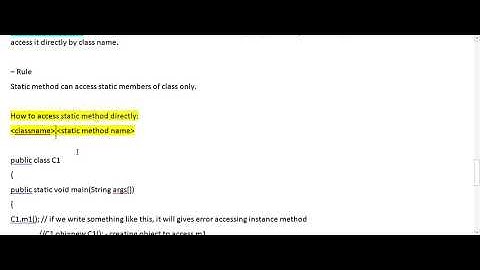 Static methods & Instance methods || Java for Automation Testing | Selenium | Appium: 5 || Infovirus