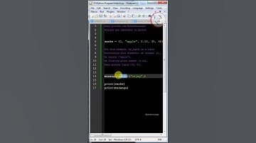 Tuples are immutable in python tamil #pythonprogramming #python #coding #code #python_basics