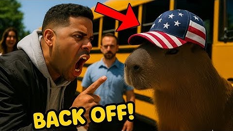 Capybara Saved the Students on the Bus -But Still Misunderstood by Everyone 🚌💥