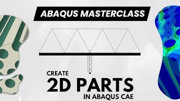 #05 ABAQUS Masterclass: 2D Parts Modelling in ABAQUS CAE Explained Using a Bridge Truss Example