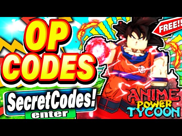 Roblox: Anime Power Tycoon Codes