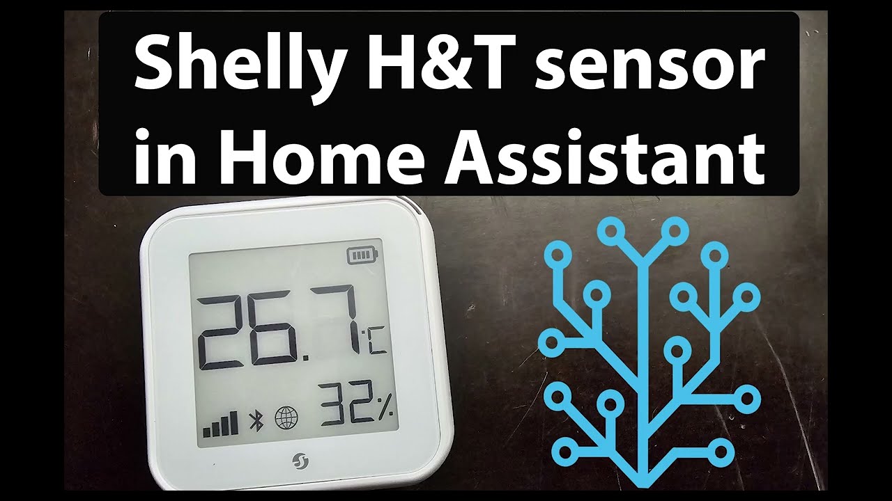 Connect Shelly H&T sensor to Home Assistant