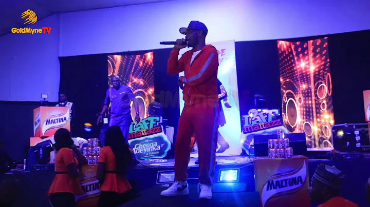 RUGGED MAN'S PERFORMANCE AT LAFF MATTAZZ WITH GBENGA ADEYINKA D 1ST