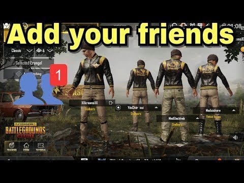 HOW TO ADD FRIENDS AND PLAY WITH THEM IN PUBG MOBILE! 2018 - YouTube
