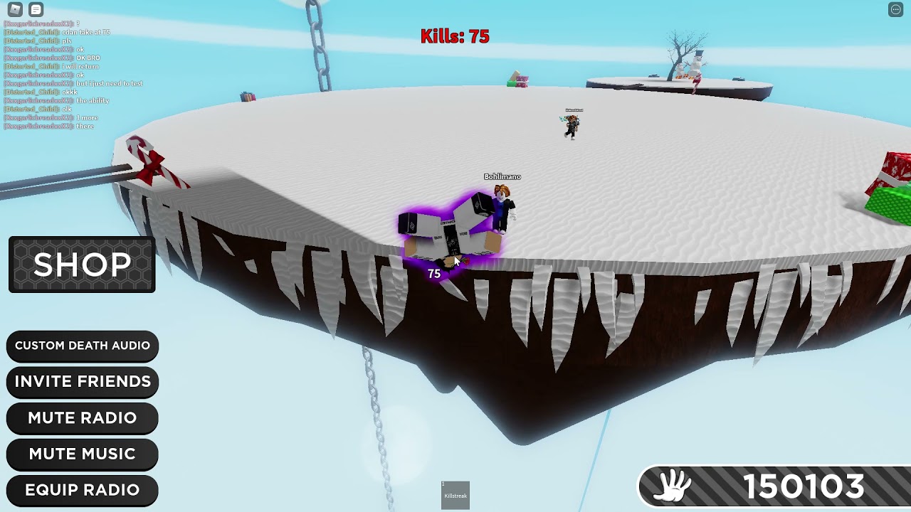 Roblox slap battles 250 killstreak - YouTube