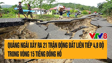 Quảng Ngãi: Xảy ra 21 trận động đất liên tiếp 4,8 độ trong vòng 15 tiếng đồng hồ