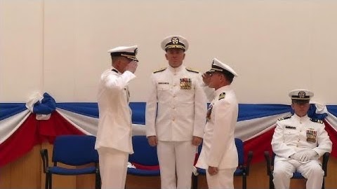 U.S. Naval Hospital Naples, Italy Holds Change of Command Ceremony