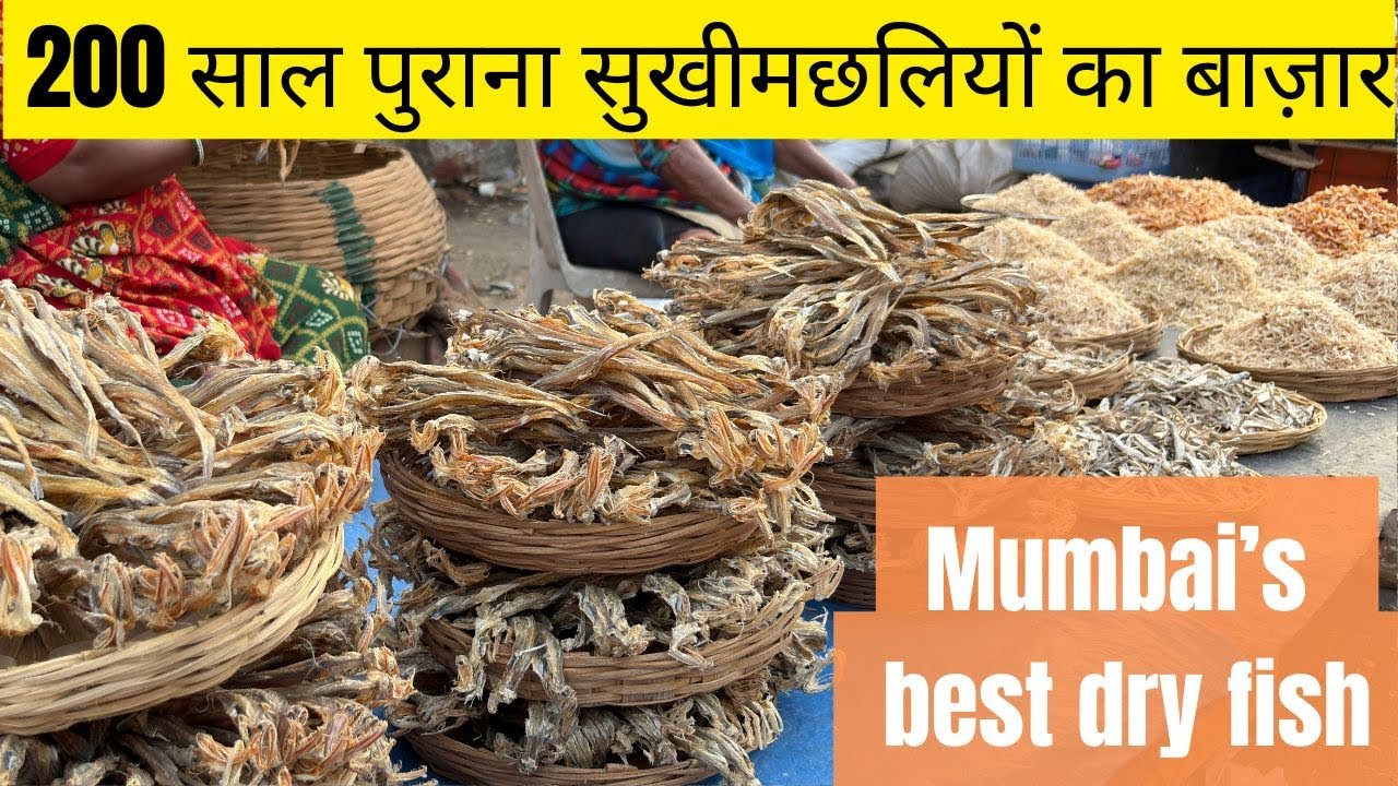 200 साल पुराना सूखी मछलियों का बाज़ार| Wholesale Dry Fish Market, Marol,Mumbai | @Fishmarketchannel