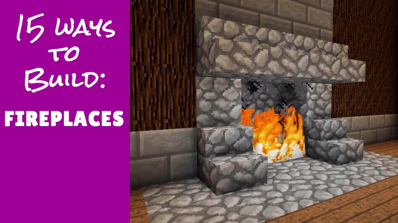 Fireplace Designs and Ideas - Minecraft Furniture - YouTube