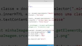 adicionar e remover classes pt2 - Aula 5.21Curso de JavaScript #shorts