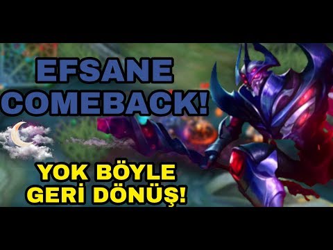 EFSANE COMEBACK | YOK BÖYLE GERİ DÖNÜŞ ! Jin Mobile Legends Bang Bang