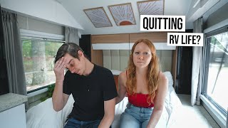 Is RV Life OVER?? Leaving Our Vintage RV Behind + Sharing Some Very Bad News