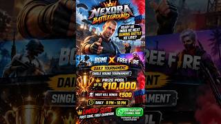 BGMI &amp; FREE FIRE Players! Join NEXORA BATTLEGROUND 🔥