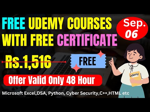 TOP FREE Udemy Courses With Certificate 8 Courses Don T Miss Out 3 Day Deal