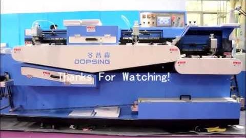 DOPSING TS-150 2+1colors Clothing label/narrow fabric/content label screen printing machine