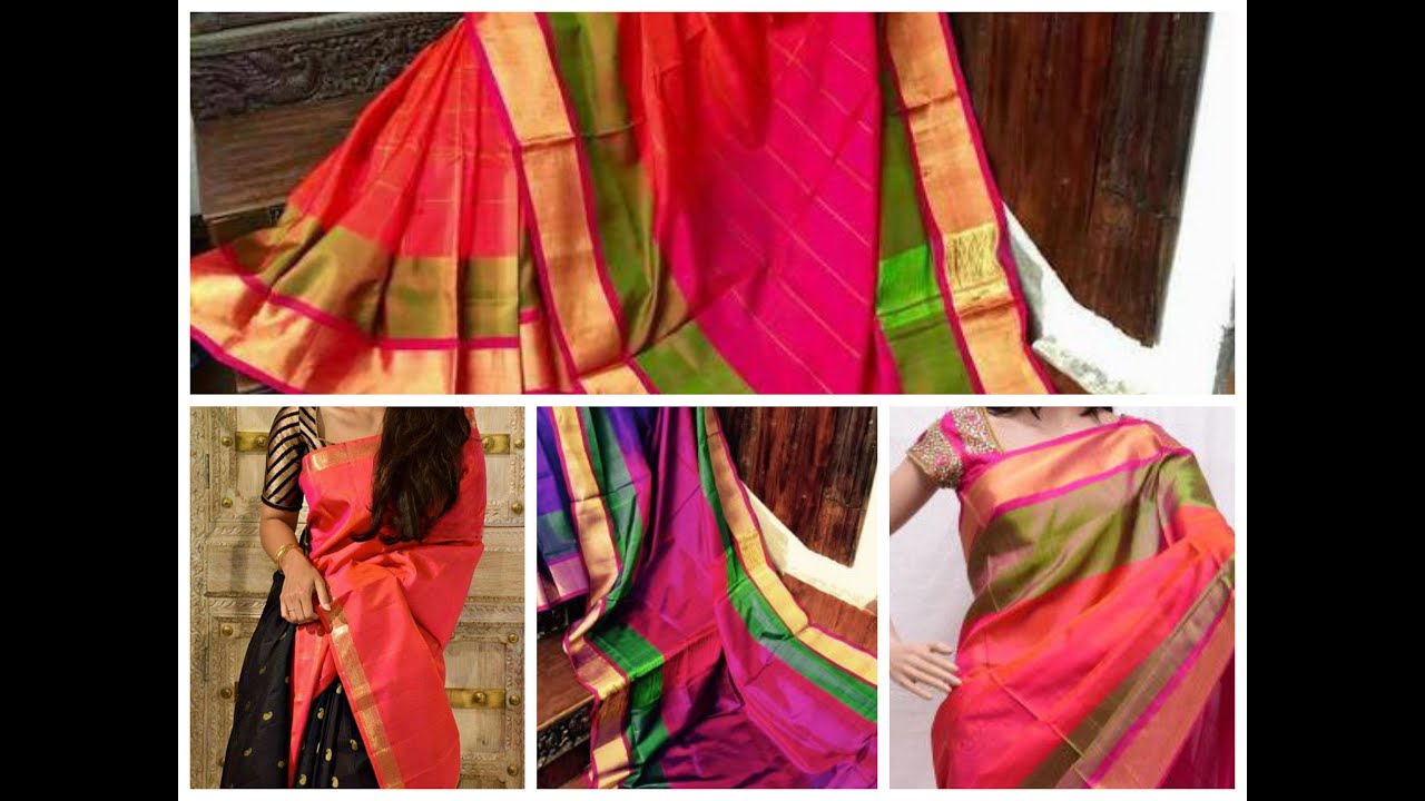 All types of Uppada weaving Sarees at low price - YouTube
