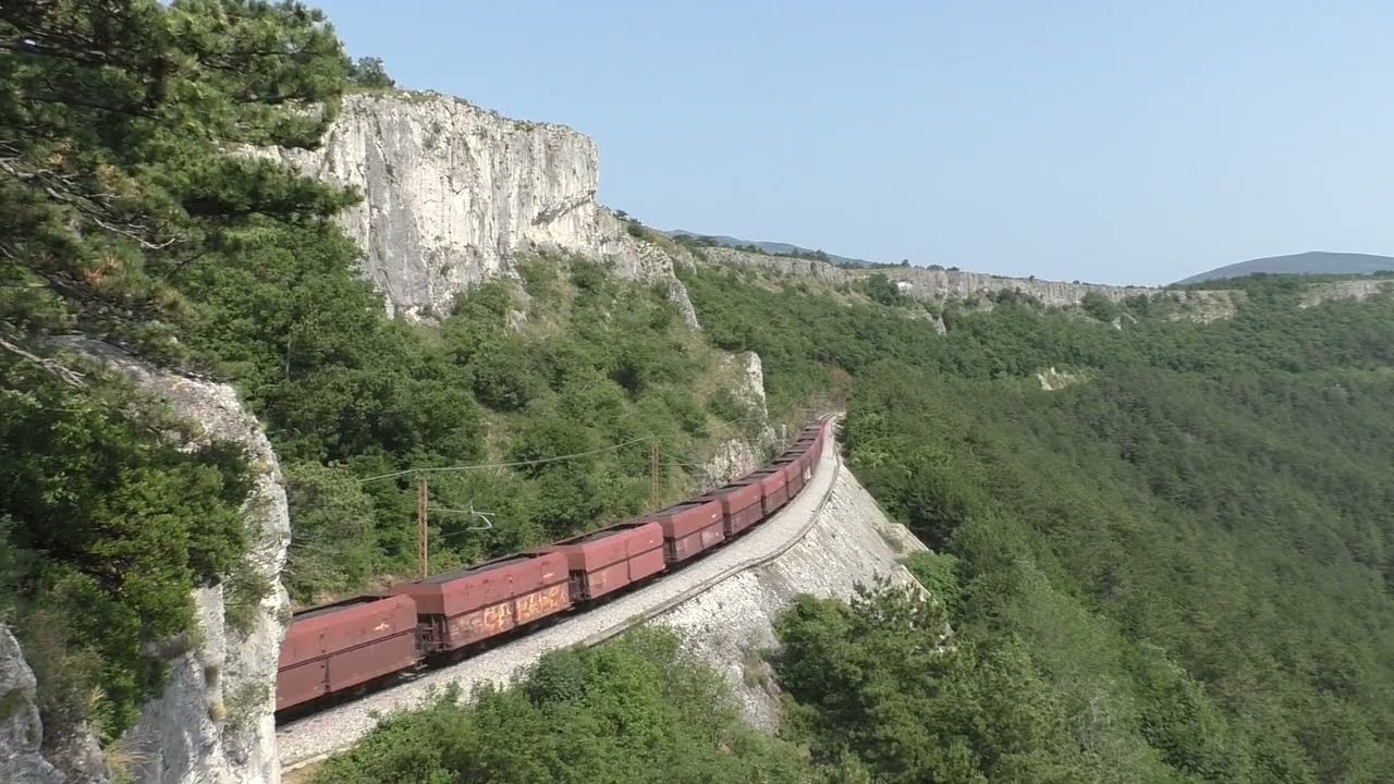 Bahnverkehr auf der Koper Rampe Teil 1 (Juni 2025)