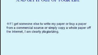 A Tutorial on Plagiarism
