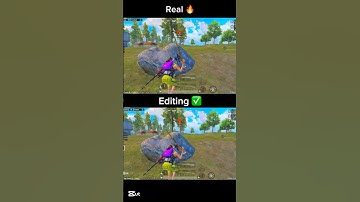 Difference in real V and editing#pubgmobile #bgmi #shorts