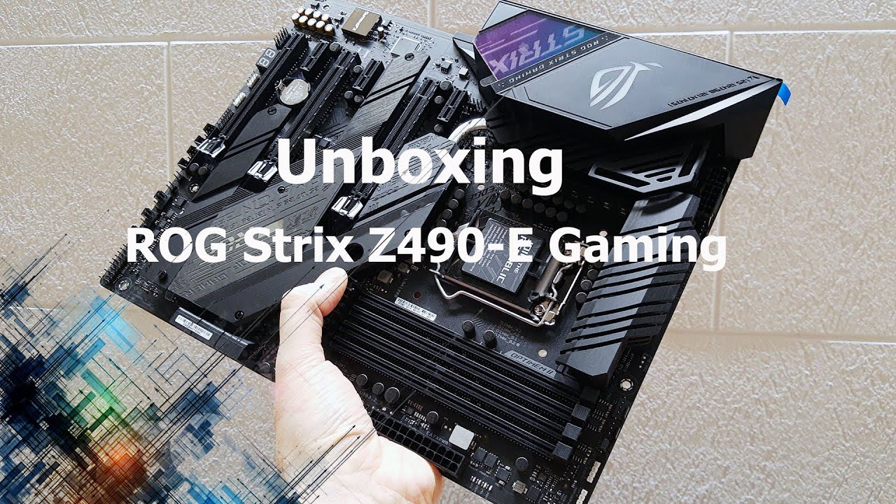 ROG STRIX Z490-E GAMING, Motherboards