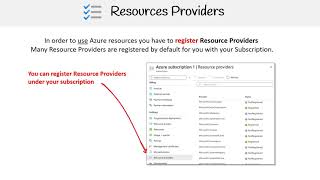 AZ 104 — Resource Providers