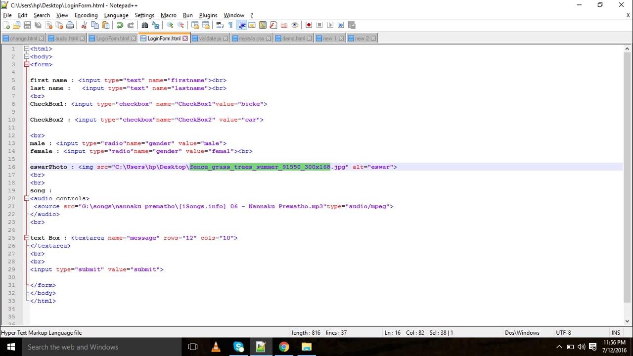 How To Create HTML Form using Notepad++ in Just 3 Minutes Step by Step ...