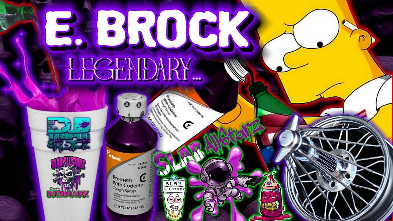 E. BROCK - LEGENDARY [Official Chopped Video}🔪🔩(Chopped N Screwed By DJ tR1pL 6ixx)
