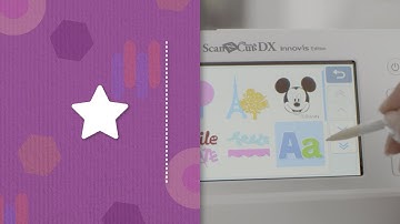 Brother ScanNCut SDX2200D - Built-in patterns and Disney designs