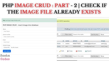 PHP Image CRUD-2: How to check if the File already exists with the same Name in PHP