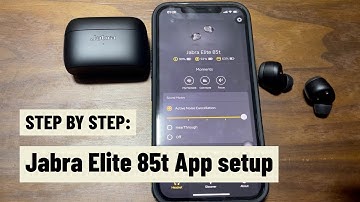 Jabra Elite 85t Sound+ App Initial Setup and Firmware update