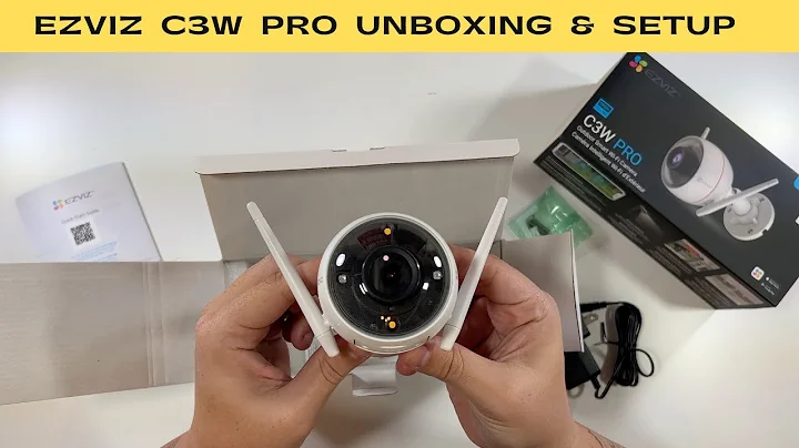 EZVIZ C3W Pro Outdoor Smart WiFi Camera Unboxing & Setup