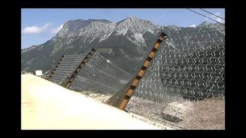 Rockfall Catchment Fence (2000kJ) with rigid posts