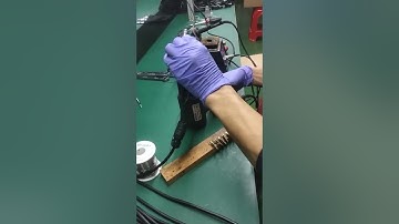 14 Assembling & soldering the cable of a LED light ENE TECH