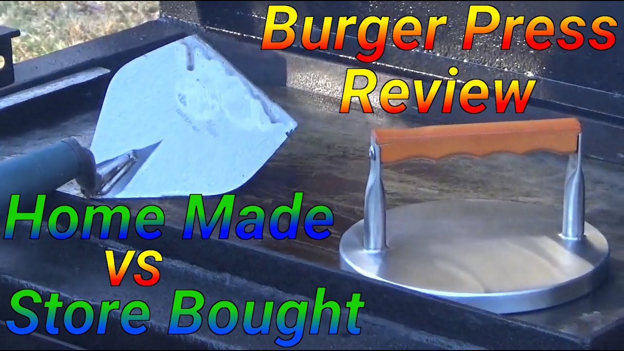 Home Made vs Store Bought Burger Press YouTube
