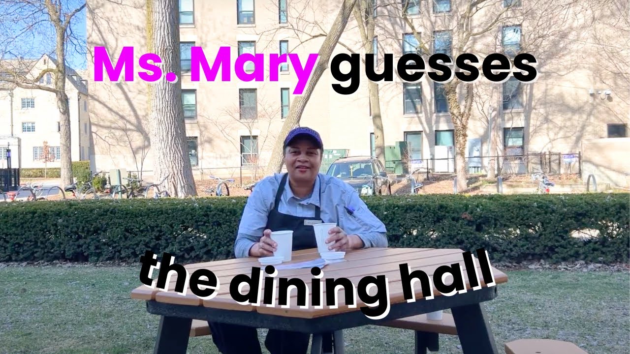 Ms. Mary guesses the dining hall | NU Slayest Staff - YouTube