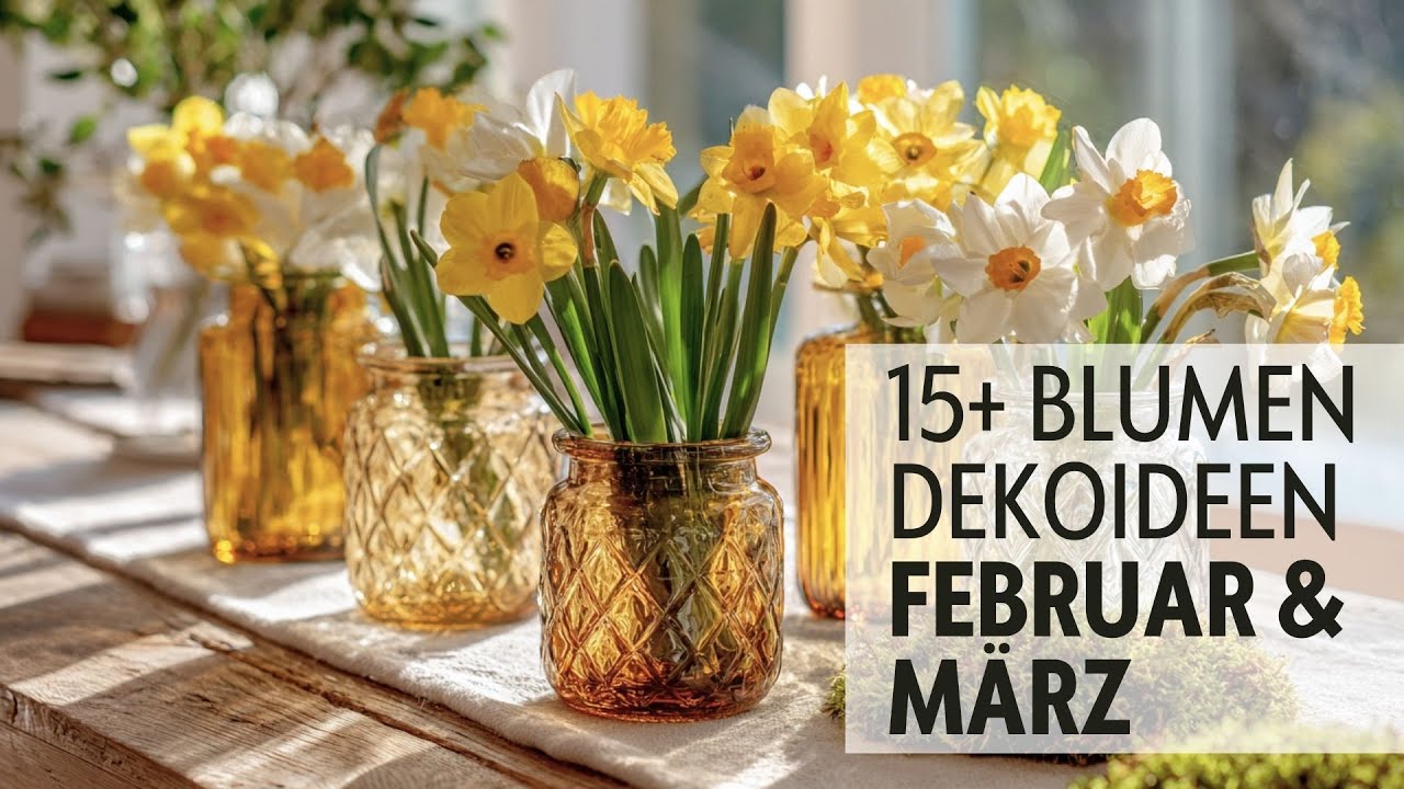 🌼15+ Traumhafte Blumen-Dekoideen für Februar & März | Elegante Vasen-Arrangements 🌸