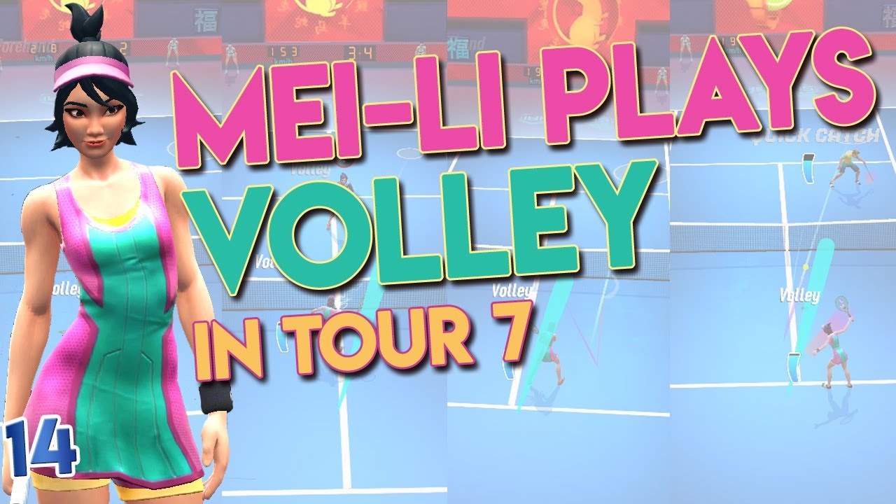 Tennis Clash MeiLi Plays Volley in Tour 7 [Part 14] YouTube