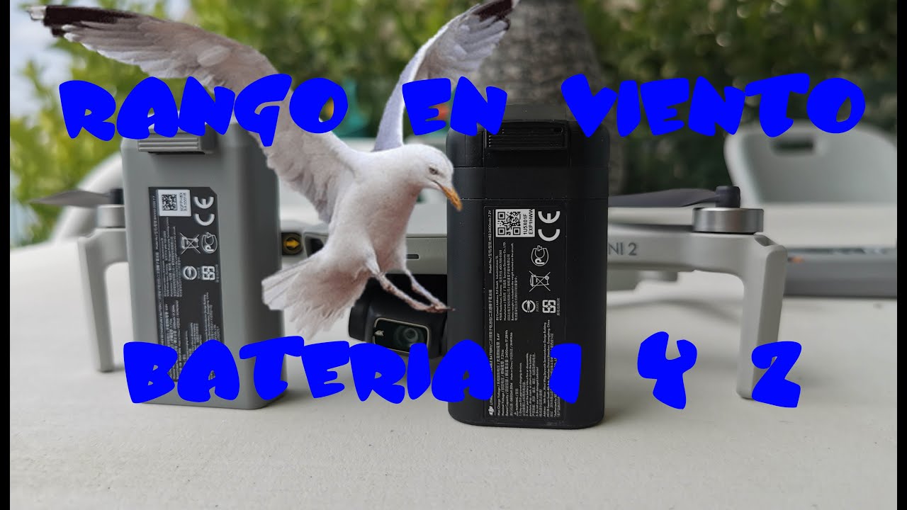 TEST DE RANGO CON VIENTO - DJI MINI 2 - TEST BATERIA MINI 1 Y 2