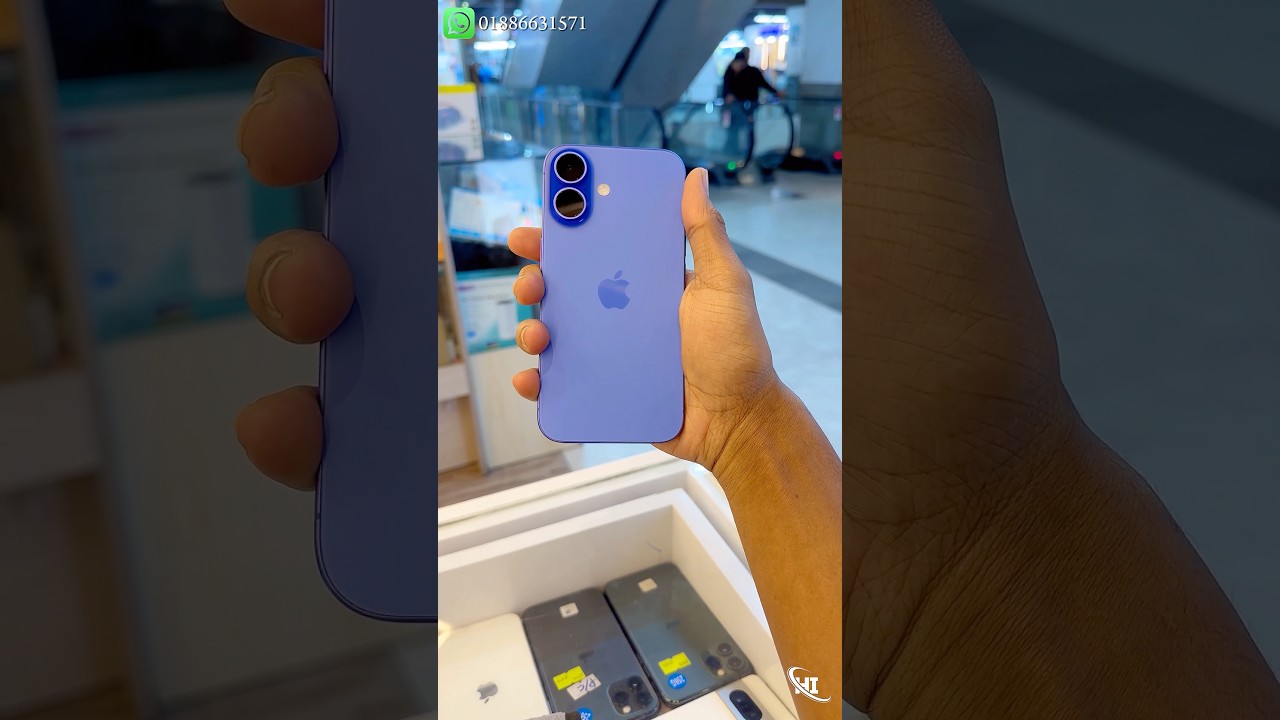iPhone 16 Hands-On - Purple Colour🔥