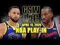 Golden State Warriors vs Los Angeles Clippers Full Game Highlights– April 15| NBA Play-In Tournament