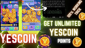 Yescoin | YesCoin Unlimited points | Yescoin Yellow hacked | Get Unlimited Yes Coin coins by Trick