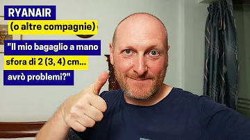 Cosa succede se il bagaglio a mano supera il peso?