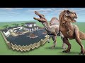 How To Make a Spinosaurus and T-Rex Farm in Minecraft PE